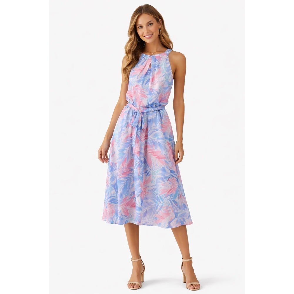 Nicole Miller New York Leaf dress Size 16